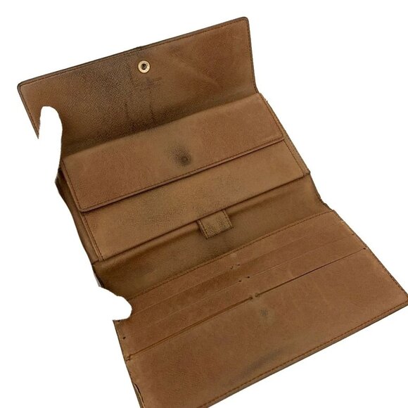 (L1) Louis Vuitton Wallet Long Brown Monogram - Picture 5 of 9